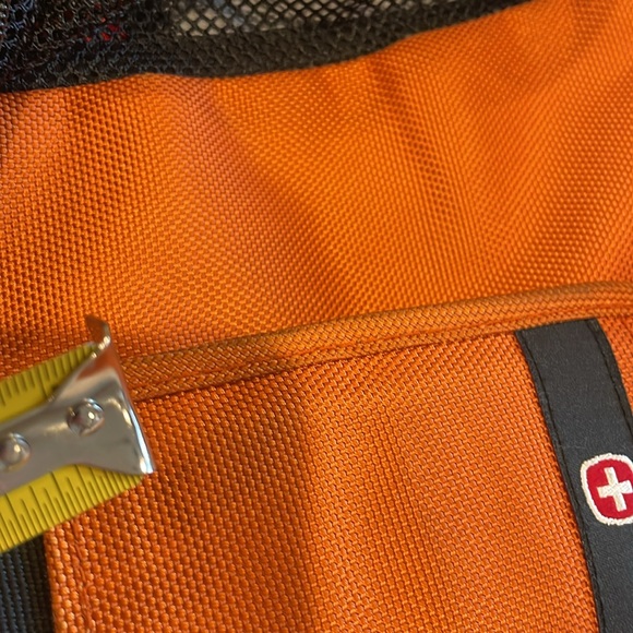 Wenger SwissGear messenger bag orange adjustable comfort strap laptop sleeve - Picture 11 of 12